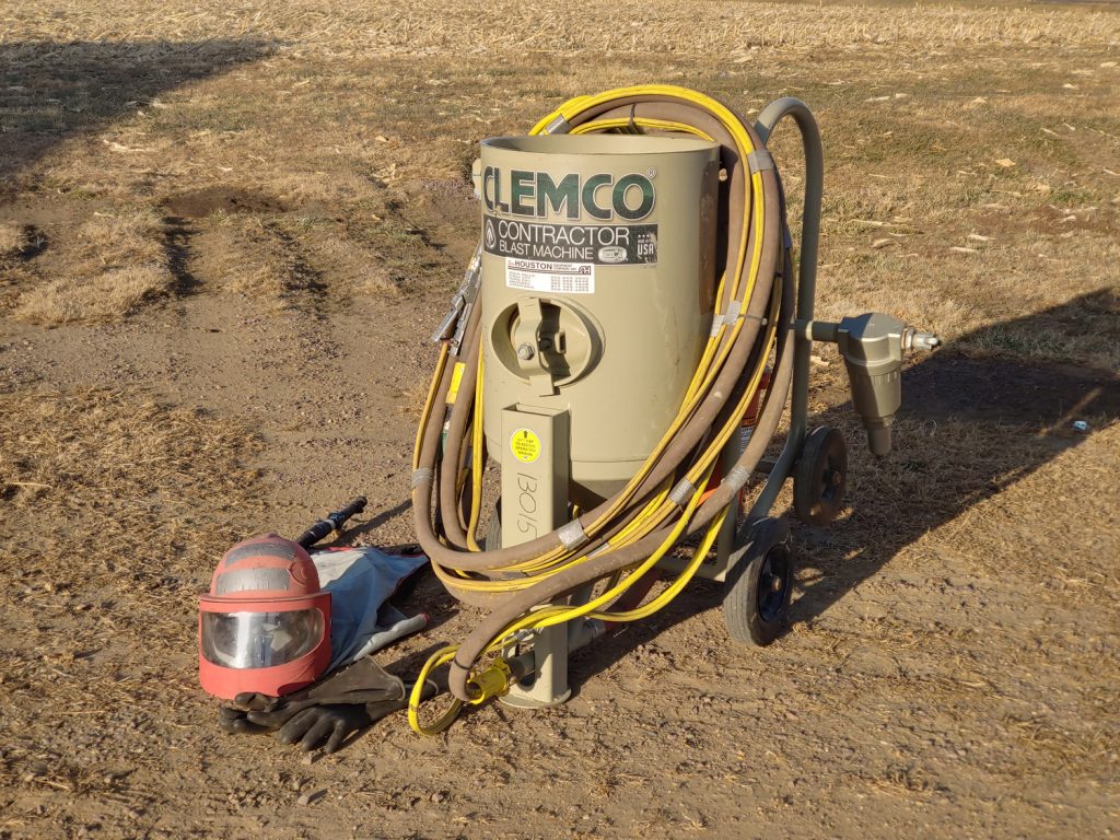 Clemco Sand Blasting Machine Henning Rental